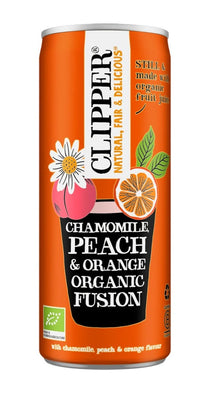 Clipper Chamomile Peach & Orange Organic Fusion 250ml (Pack of 12)