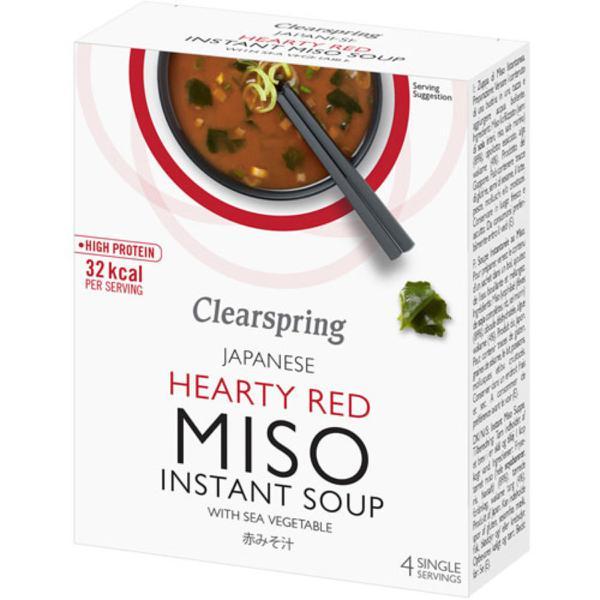 Clearspring Miso Soup Hearty Red + Sea Veg 40g