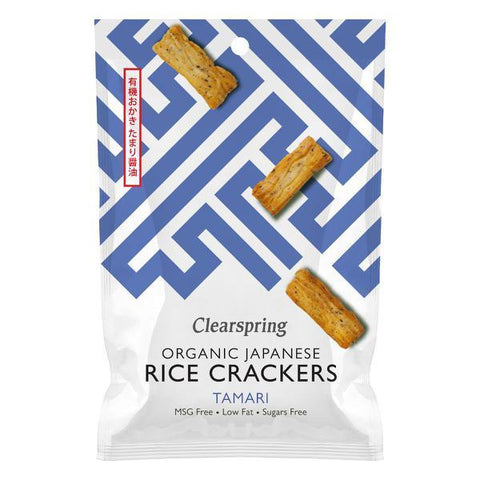 Clearspring Organic Rice Crackers Tamari 50g