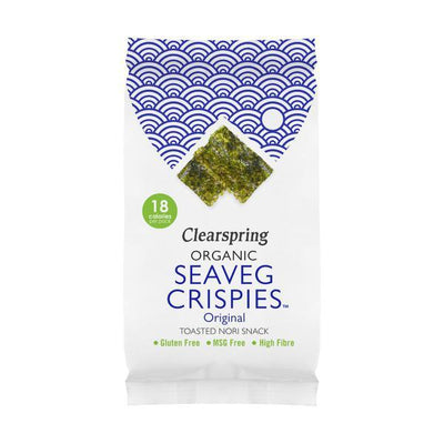 Clearspring Organic Seaveg Crispies Original 4g (Pack of 16)