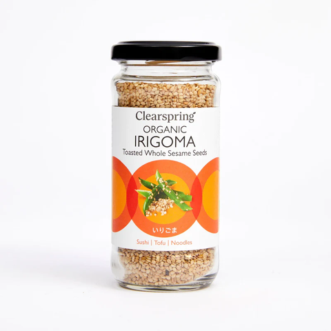 Clearspring Organic Irigoma - Whole Sesame 100g (Pack of 6)