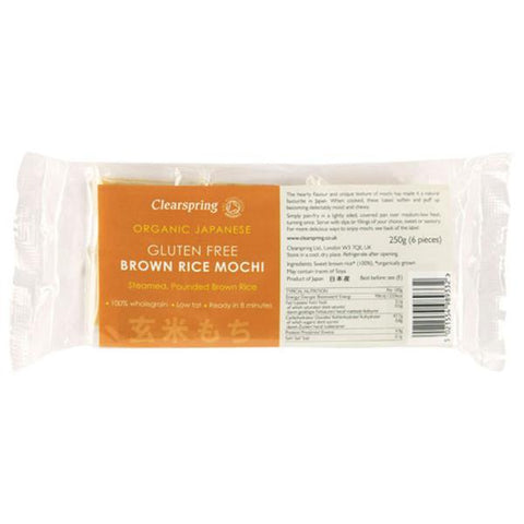 Clearspring Organic Gluten Free Brown Rice Mochi 250g