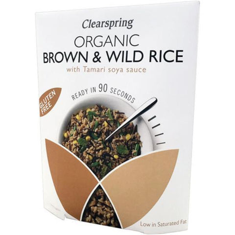 Clearspring Organic Brown & Wild Rice w. Tama 250g