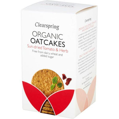 Clearspring Organic Oatcakes Tomato & Herb 200g