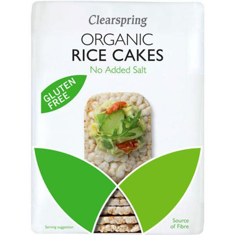 Clearspring Organic Thin Rice Cakes No Added Salt 130g