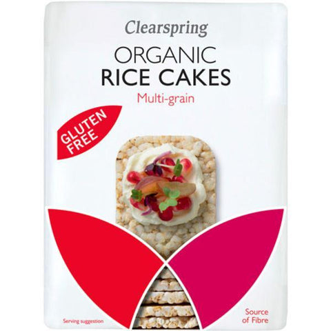 Clearspring Organic 3-Grains thin Rice Cakes 130g