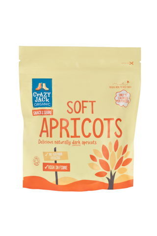 Crazy Jack Organic Soft Dried Apricots Ready to Eat 200g
