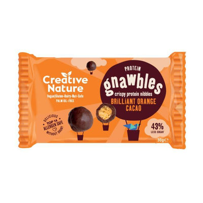 Creative Nature Gnawbles Orange Cacao (Protein) 30G (Pack of 6)