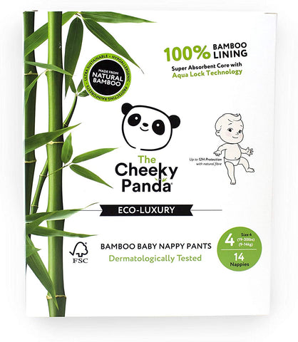 The Cheeky Panda Bamboo Nappies Size 4