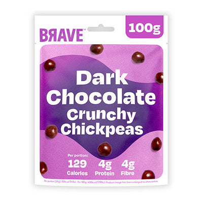 Brave Dark Chocolate Roasted Chickpeas 100g