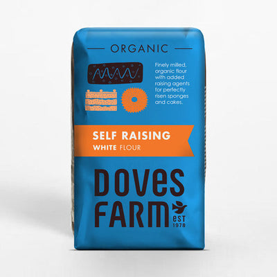 Doves Farm Freee Self Raising White Flour 1kg (Pack of 5)