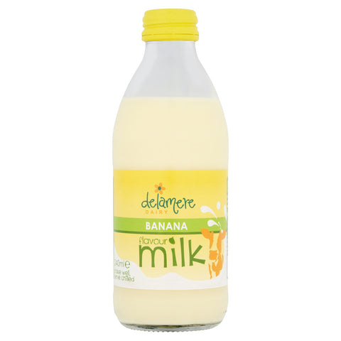 Delamere Dairy Banana Flavoured Cows Milk 240ml (Pack of 20)