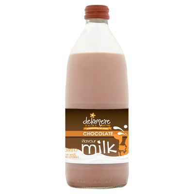 Delamere Dairy Chocolate Flavoured Cows Milk 500ml (Pack of 12)