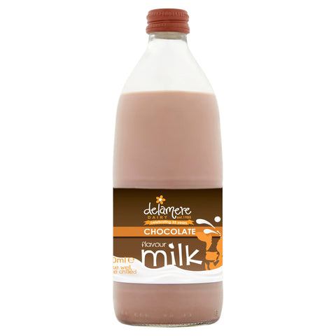 Delamere Dairy Chocolate Flavoured Cows Milk 500ml (Pack of 12)