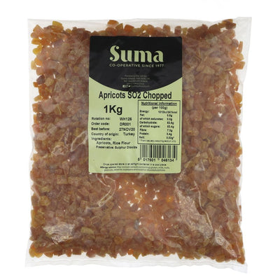 Suma Bagged Down Apricots S02 Chopped 1 kg