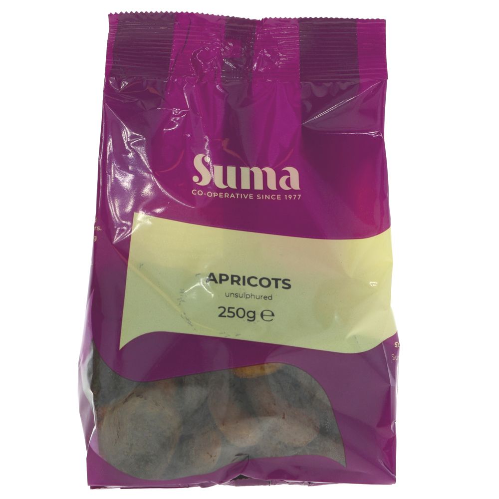 Suma Prepacks Unsulphured Apricots 250g (Pack of 6)