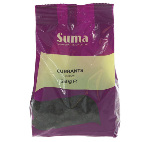 Suma Prepacks Currants Medium 250g (Pack of 6)