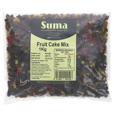 Suma Bagged Down Fruit Cake Mix 1kg