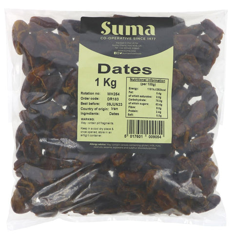 Suma Bagged Down Loosepack Dates (pitted) 1kg