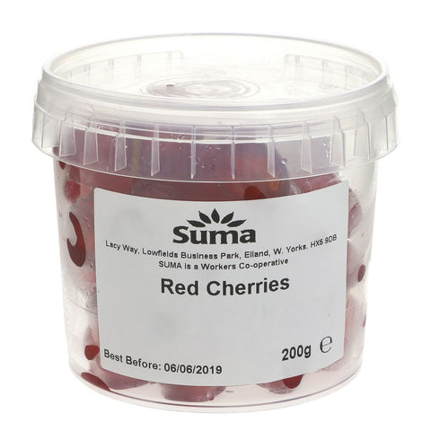 Suma Prepacks Cherries Glace Bright Red 200g (Pack of 6)