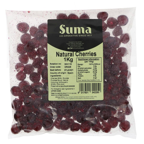 Suma Bagged Down Cherries Glace - Dark Red 1 kg