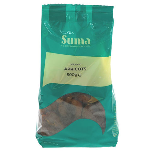 Suma Prepacks - Organic Apricots 500g (Pack of 6)
