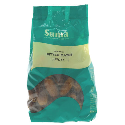 Suma Prepacks - Organic Pitted Dates 500g (Pack of 6)