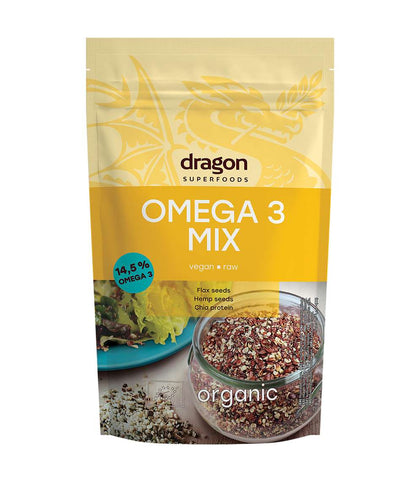 Dragon Superfoods Organic Omega 3 Mix Dragon Superfoods 200g (Pack of 6)