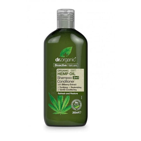 Dr Organic Hemp 2in1 Shampoo & Conditioner 265ml