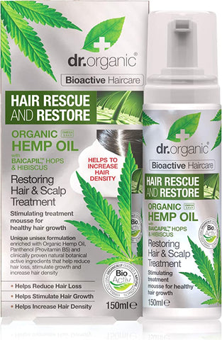 Dr Organic Hemp Oil Hair & Scalp Treatment 150ml