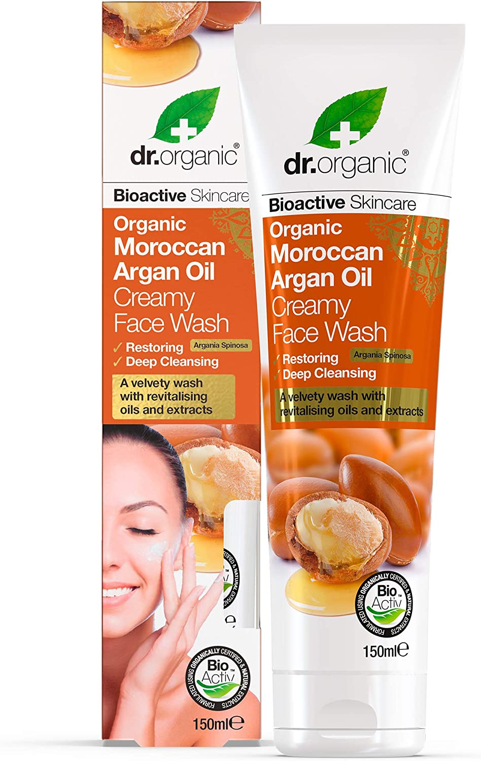 Dr Organic Moroccan Argan Oil Face Wash 150ml