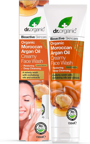 Dr Organic Moroccan Argan Oil Face Wash 150ml