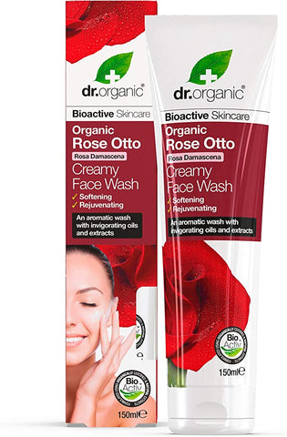 Dr Organic Rose Otto Face Wash 150ml