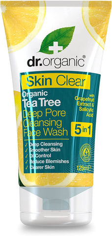Dr Organic Skin Clear Deep Pore Face Wash 125ml