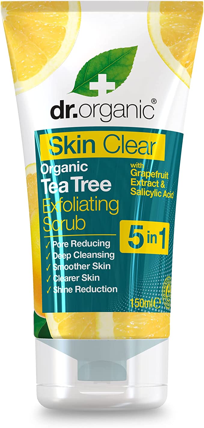 Dr Organic Skin Clear Exfoliating Scrub 150ml
