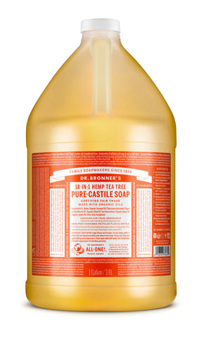 Dr Bronners Tea Tree Pure-Castile Liquid Soap 3.79ltr