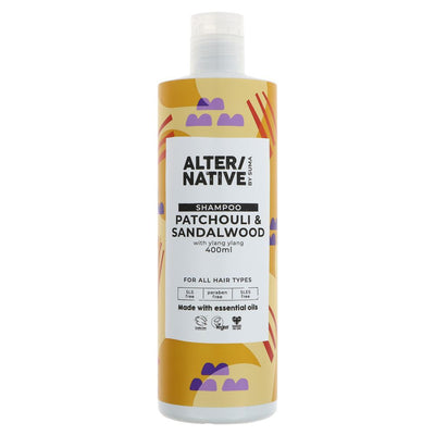 Alter/native By Suma Shampoo Patchouli 400ml (Pack of 6)