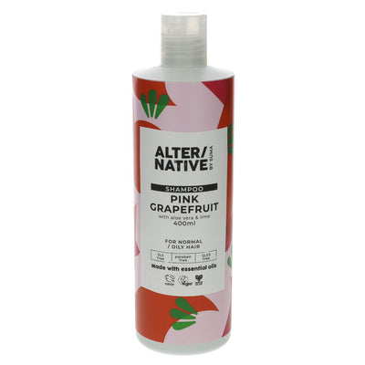 Alter/native By Suma Shampoo Pink Grapfruit 400ml (Pack of 6)