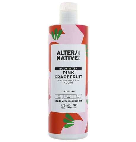 ALTER/NATIVE by Suma Body Wash Pink Grapefruit 400ml (Pack of 6)