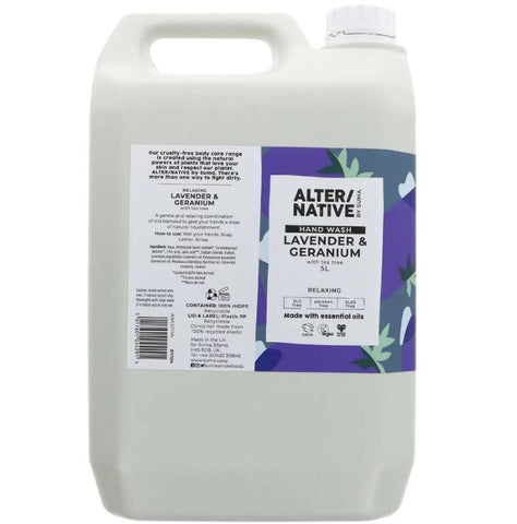 ALTER/NATIVE by Suma Hand Wash Lav & Geranium 5L