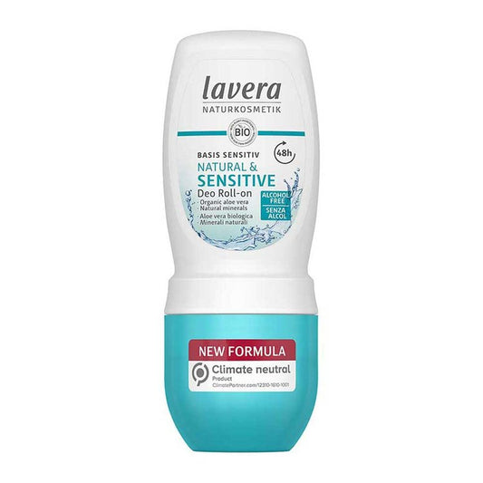 Lavera Basis Roll On Deod Organic 50ml (Pack of 4)