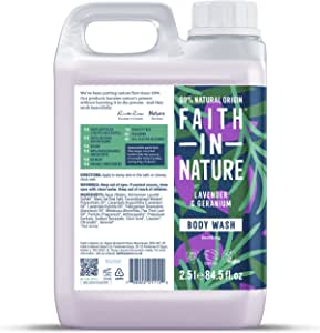 Faith In Nature Body Wash-Lavender/Geranium 2.5L