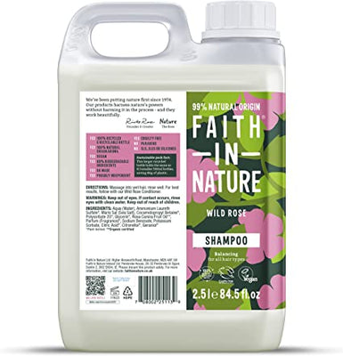 Faith In Nature Shampoo-Wild Rose 2.5L