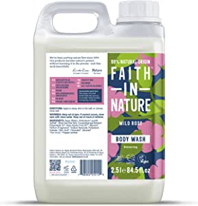 Faith In Nature Body Wash-Wild Rose 2.5L