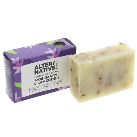 ALTER/NATIVE by Suma Boxed Soap Rosemary & Lavender 95g (Pack of 6)