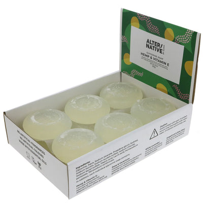 Alter/native By Suma Glycerine Soap - Hemp & Vit E (Pack of 12)