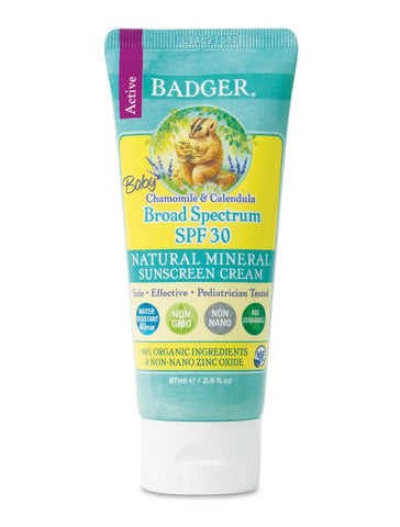 Badger Baby Sunscreen SPF30 87ml