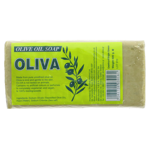 Oliva Olive Oil Soap - Large 600g (Pack of 6)
