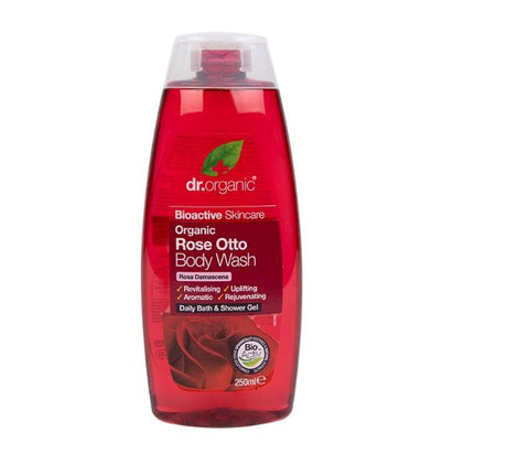 Dr Organic Rose Otto Body Wash 250ml