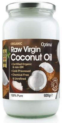 Optima Organic Raw Virgin Coconut Oil 920g